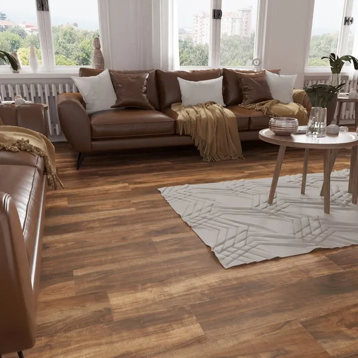 CALI Mute Step Sunset Koa 6.5-mm x 7-in W x 48-in L Waterproof Luxury Vinyl Plank Flooring (24.03-sq ft/case), photo 2 of 8