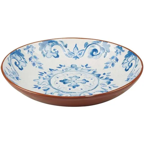Porto 4-Piece Multi-Colored 8.5 × 1.5 in Soup/Pasta Bowl Set