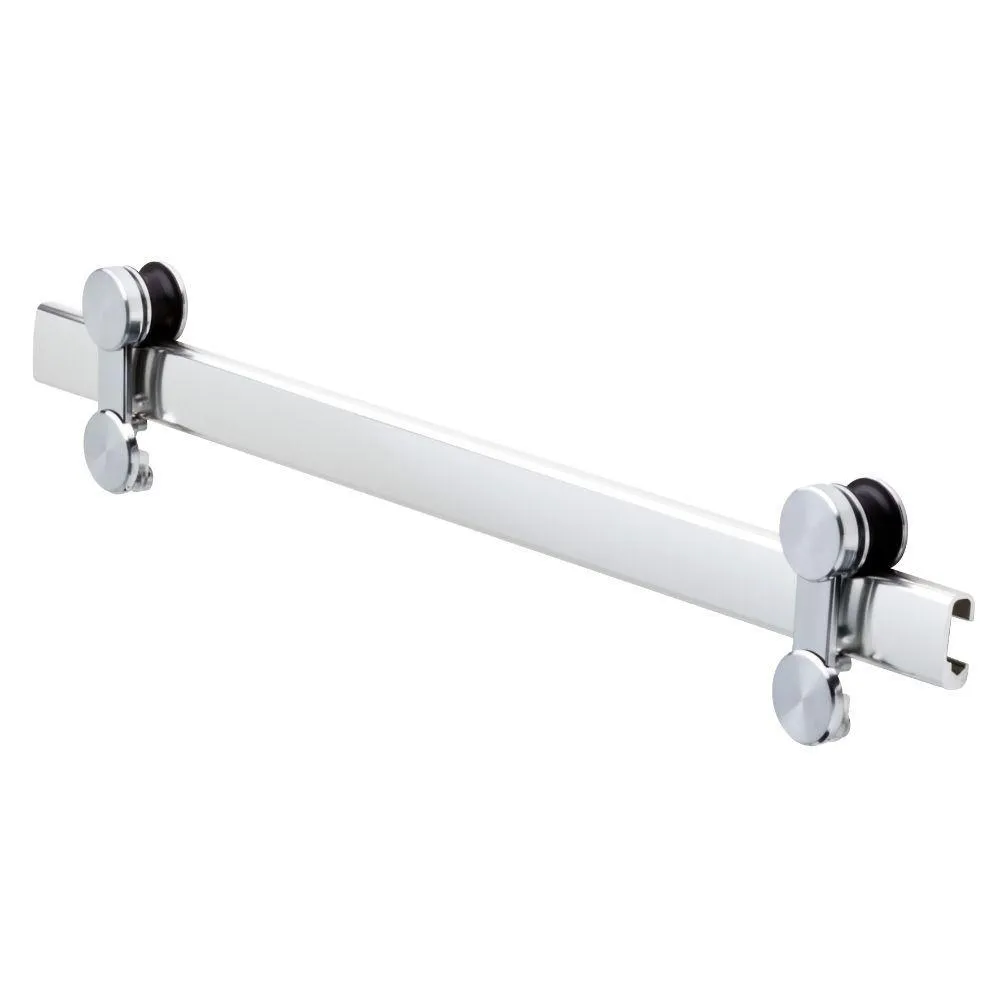 48 to 60 in. Contemporary Sliding Shower Door Track Assembly Kit in Bronze, photo 5 of 5