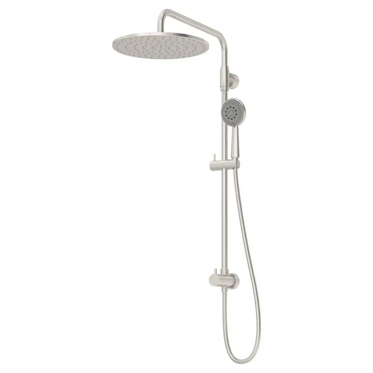 Symmons 1-Spray 11.8 in. Dual Shower Head and Handheld Shower Head with Low Flow in Satin Nickel, photo 2 of 3