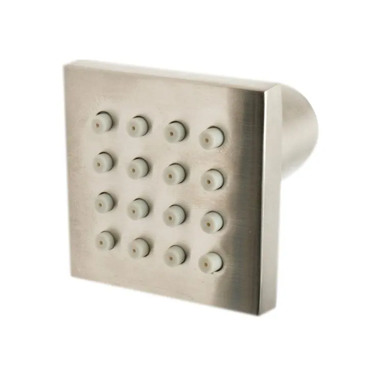 ALFI brand 1-Spray Dual Showerhead and Handheld Showerhead with Body Sprays in Brushed Nickel, photo 4 of 6