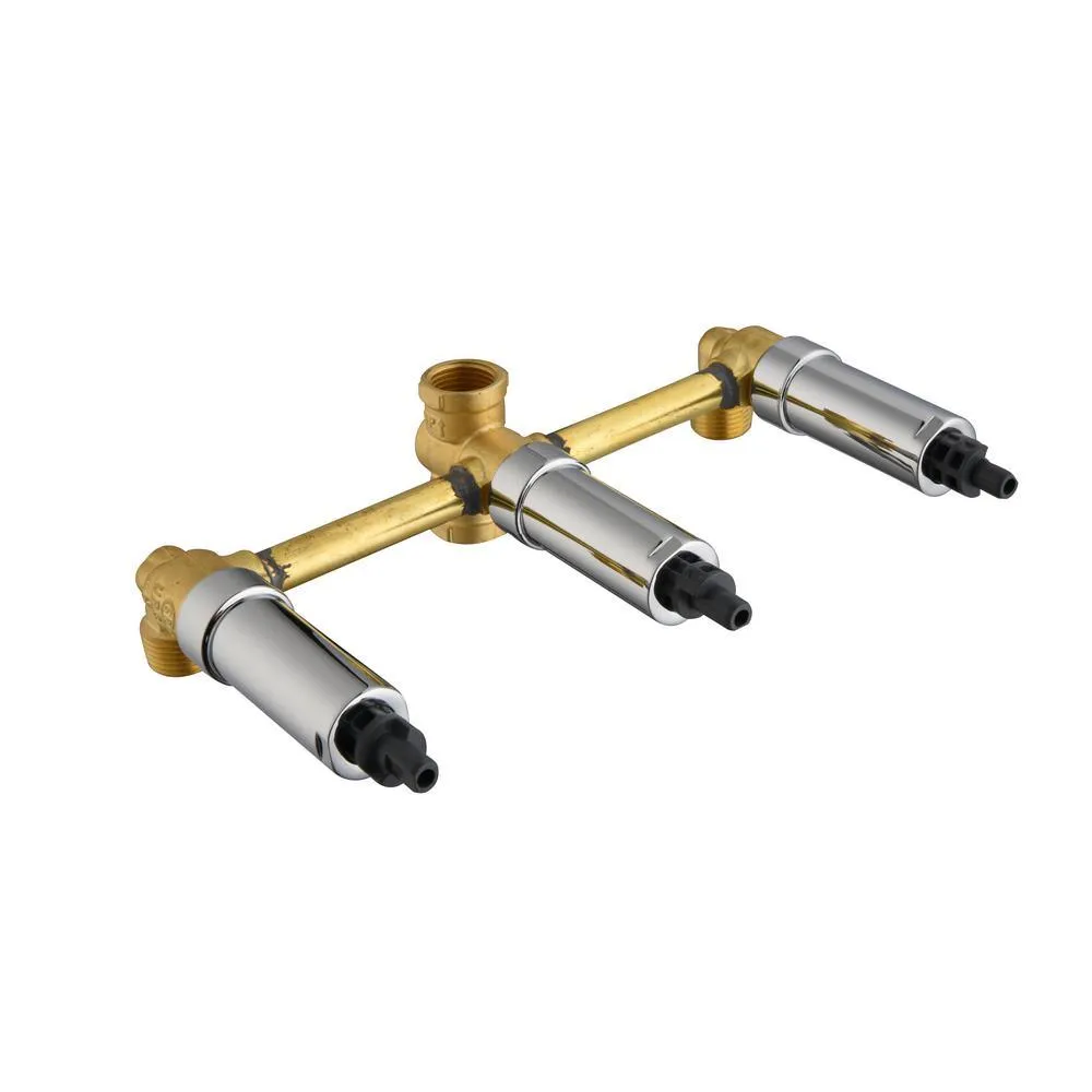 Glacier Bay Aragon 3-Handle 1-Spray Tub and Shower Faucet in Chrome (Valve Included), photo 6 of 10