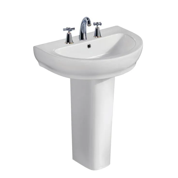 Barclay Products Harmony 800 31-1/2 in. Pedestal Combo in White, photo 2 of 3