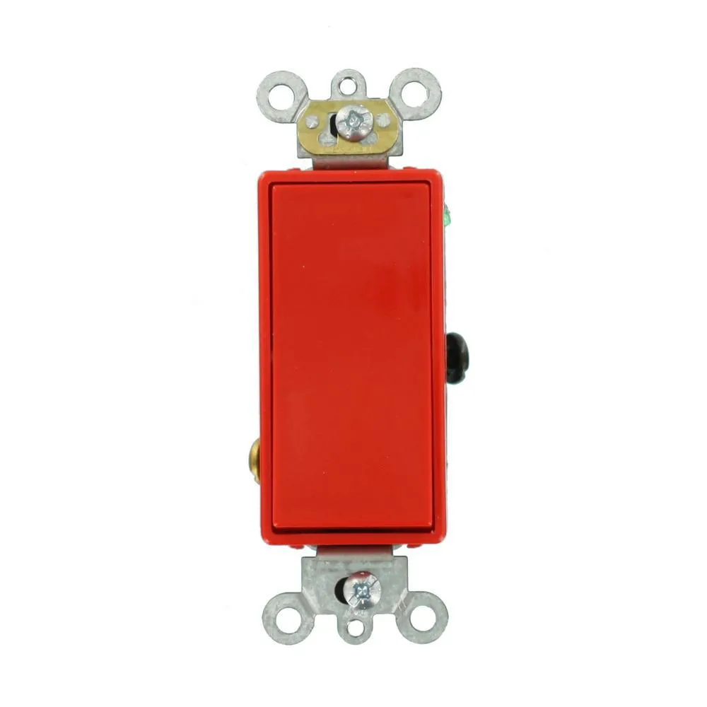 20 Amp Decora Plus Commercial Grade 4-Way Rocker Switch, White, photo 5 of 9