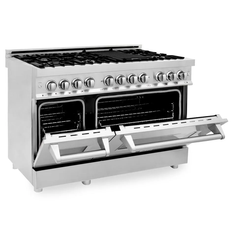ZLINE 48 in. Professional Dual Fuel Range in Stainless Steel (RA48), photo 10 of 21