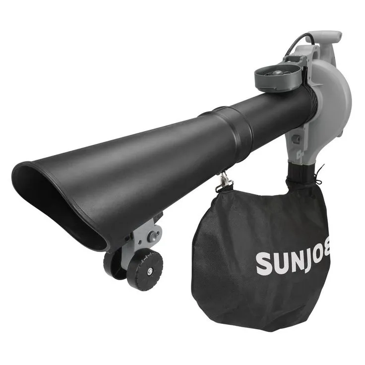 Sun Joe 250 MPH 440 CFM 14 Amp Electric Handheld Blower/Vacuum/Mulcher with Gutter Attachment in Gray (Factory Refurbished), photo 4 of 5