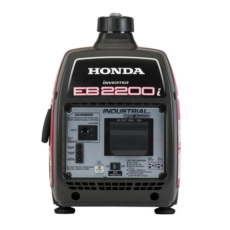Honda 2,200-Watt Super Quiet Recoil Start Gasoline Powered Industrial Portable Inverter Generator with GFCI Protection, photo 3 of 8