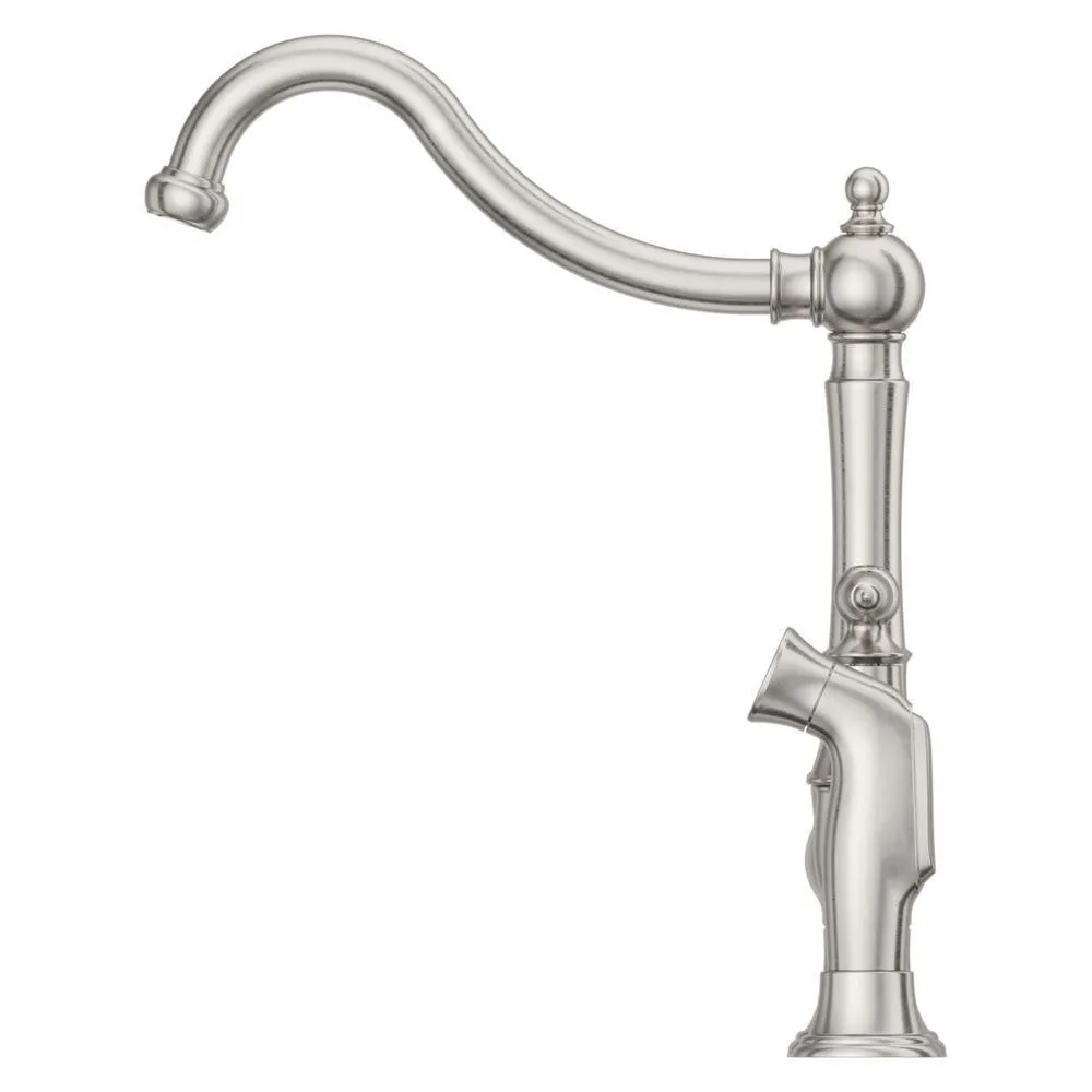 Pfister Courant Two Handle Bridge Kitchen Faucet with Side Spray in Stainless Steel, photo 7 of 11