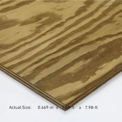 1/2-in Common Southern Yellow Pine Plywood Sheathing