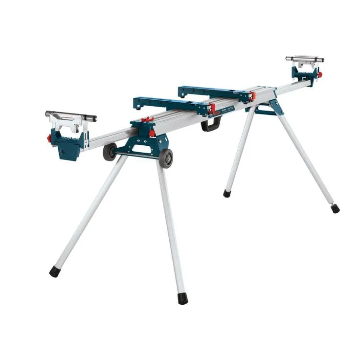 Bosch 15 Amp Corded 10 in. Dual-Bevel Sliding Glide Miter Saw with 60-Tooth Saw Blade with Bonus 32-1/2 in. Folding Leg Stand, photo 4 of 6