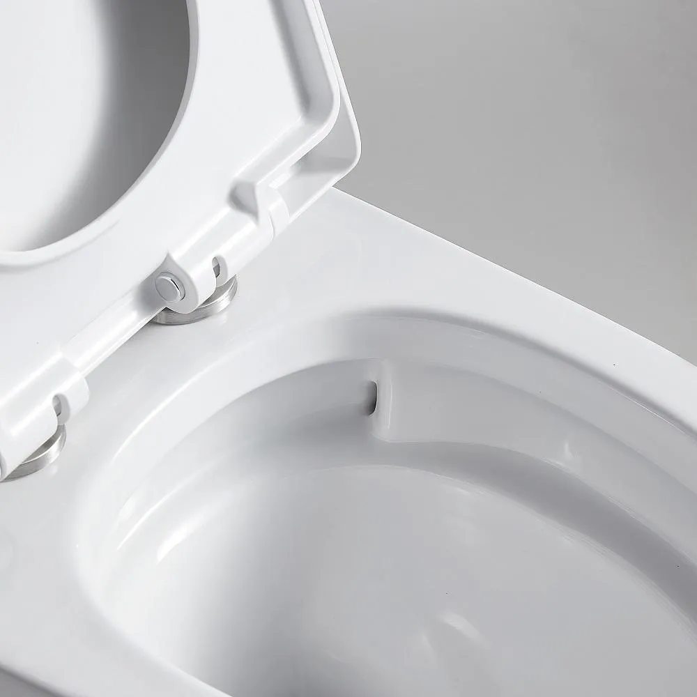 1-Piece 1.28 GPF Dual Flush High Efficiency Elongated Toilet in White, Seat Included, photo 7 of 7