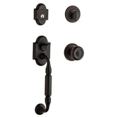 Logan Satin Nickel Dummy Door Handleset
