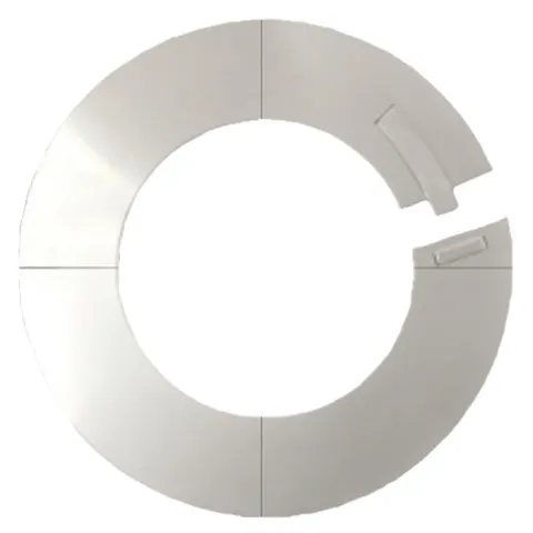 Stainless Steel Cosmetic Ring Cover for Tankless Water Heater 3 in. PVC Venting Pipe