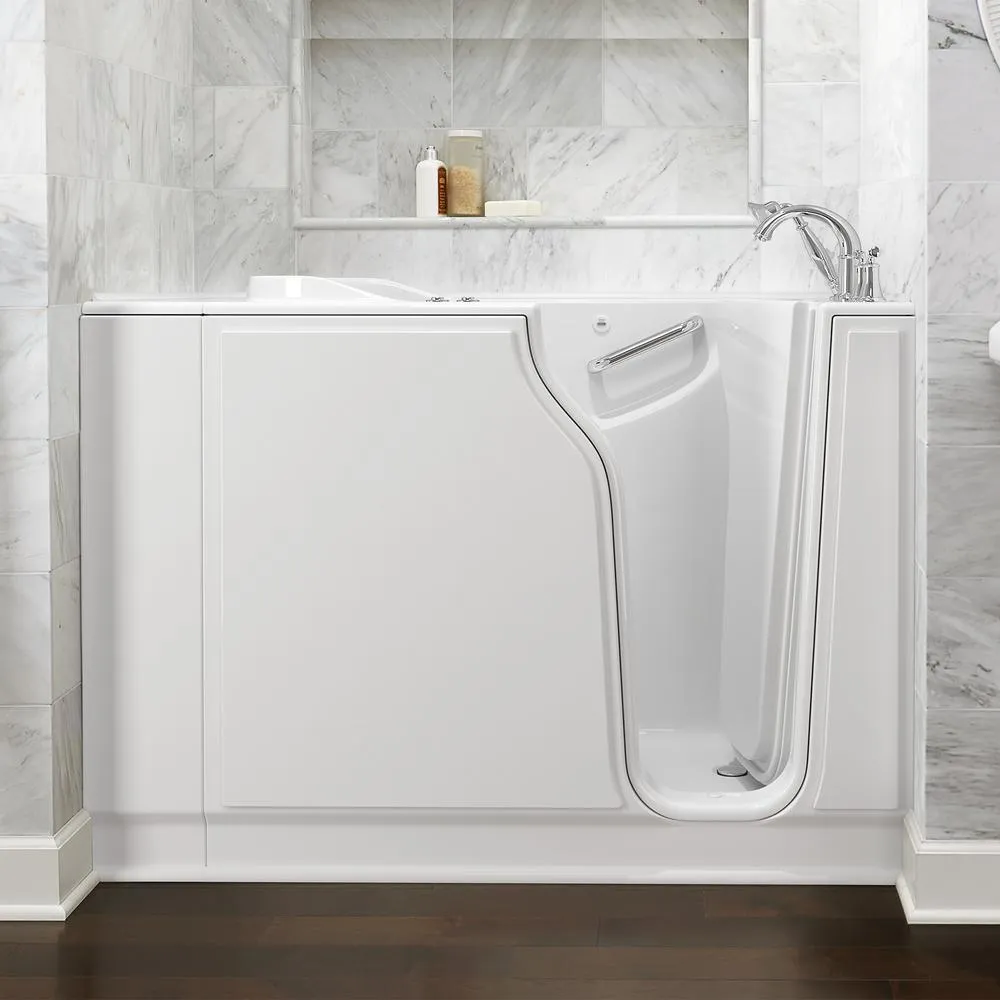 Gelcoat Value Series 52 in. Righ Walk-In Whirlpool and Air Bath Bathtub in White, photo 5 of 16