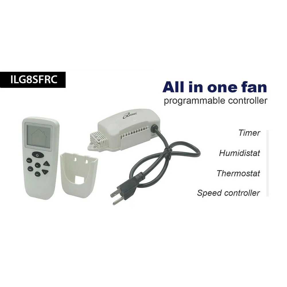 iLIVING 1200 CFM Silver Electric Powered Gable Mount Shutter Fan/Vent, photo 4 of 8