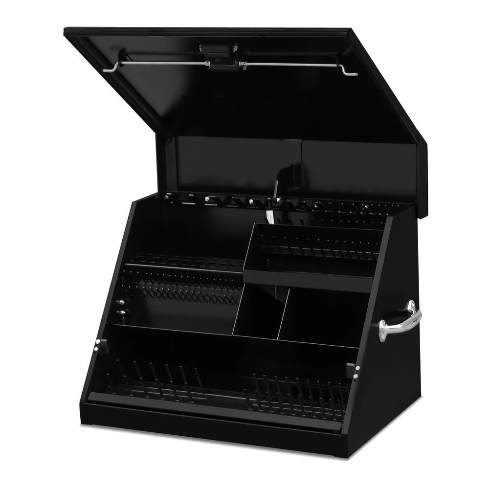 26 in. 0-Drawers Portable Tool Box in Black Powder Coated, photo 6 of 11