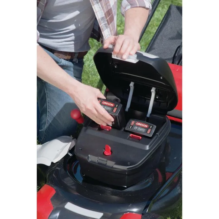 Oregon LM400 20 in. 40-Volt Battery Walk Behind Push Lawn Mower with 1 4.0 Ah Battery and 1 C600 Standard Charger, photo 3 of 4