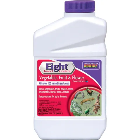 Eight Vegetable, Fruit & Flower Liquid Concentrate Insect Killer, 32 oz