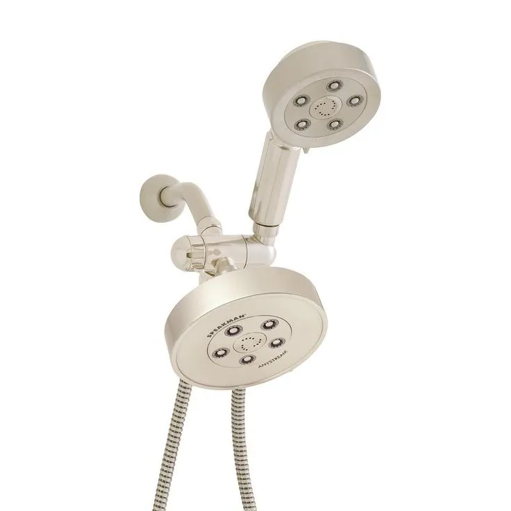 Speakman 3-spray 5.5 in. High PressureDual Shower Head and Handheld Shower Head in Brushed Nickel, photo 2 of 2