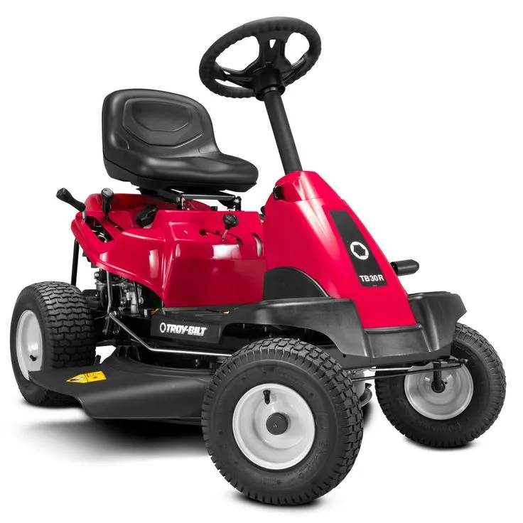 Troy-Bilt TB 30 in. 382 cc Auto-Choke Engine 6-Speed Manual Drive Gas Rear Engine Riding Lawn Mower with Mulch Kit Included, photo 6 of 11