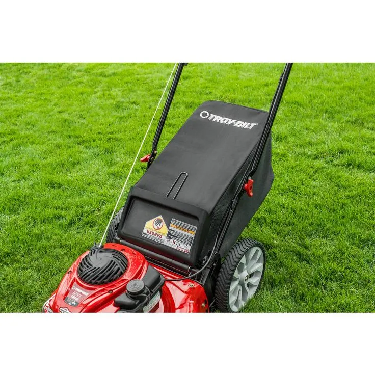 Troy-Bilt 21 in. 140 cc 550ex Series Briggs & Stratton Gas Walk Behind Push Mower with 2-in-1 Cutting TriAction Cutting System, photo 2 of 11