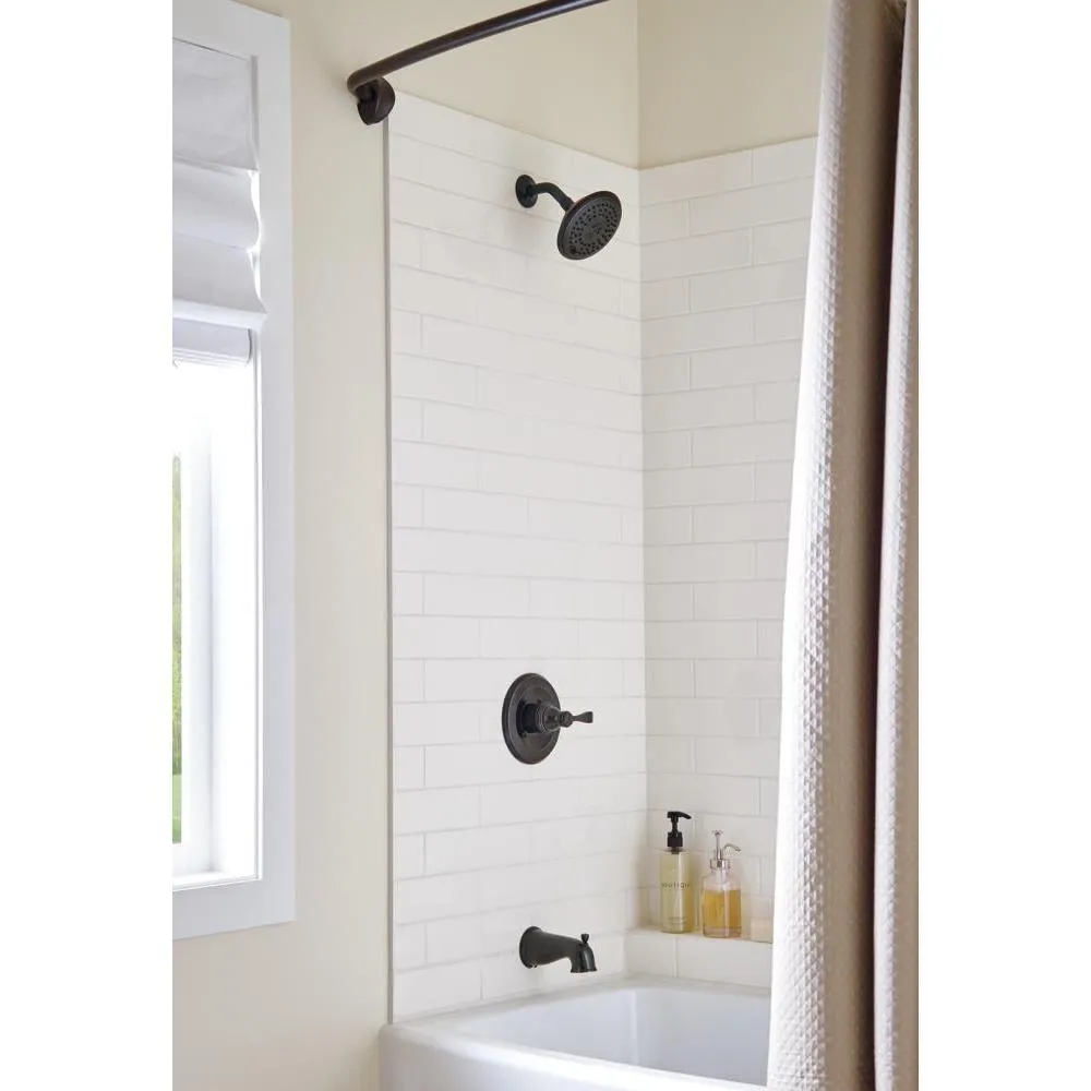Porter Single-Handle 3-Spray Tub and Shower Faucet in Oil Rubbed Bronze (Valve Included), photo 7 of 11