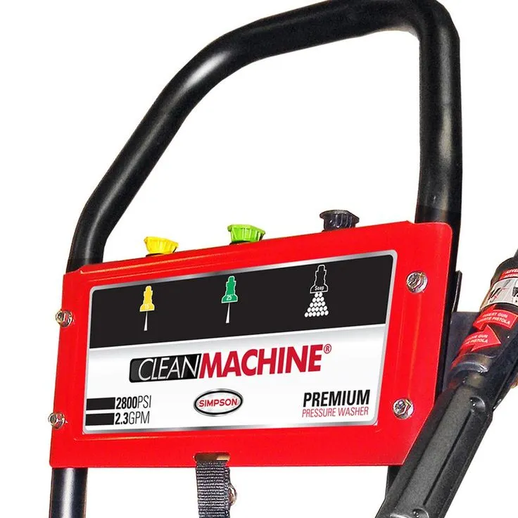 Simpson Clean Machine by SIMPSON CM61081 2800 PSI at 2.3 GPM SIMPSON 159cc Cold Water Residential Gas Pressure Washer, photo 2 of 8
