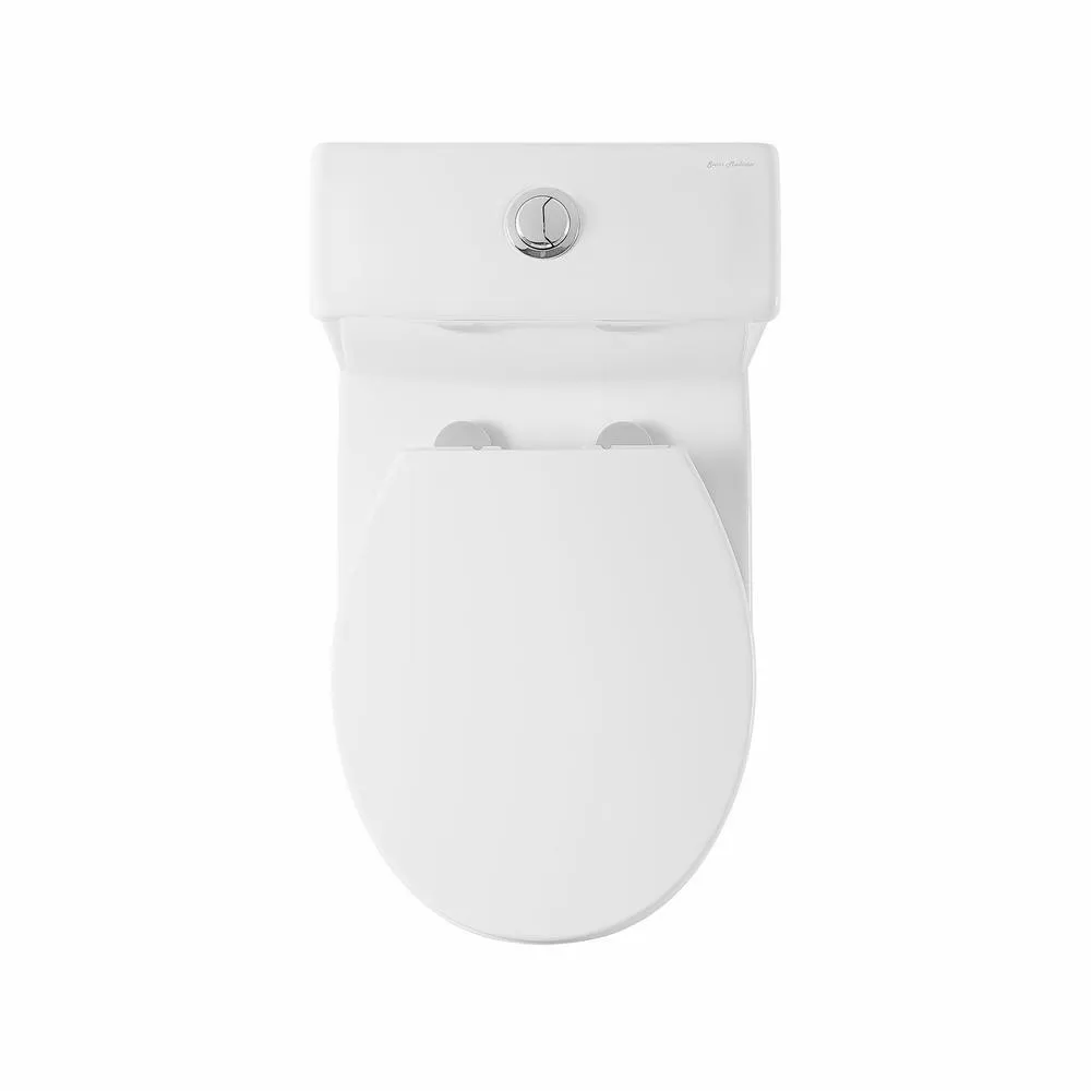 Swiss Madison Sublime II 2-piece 0.8/1.28 GPF Dual Flush Round Toilet in Glossy White, Seat Included, photo 6 of 13