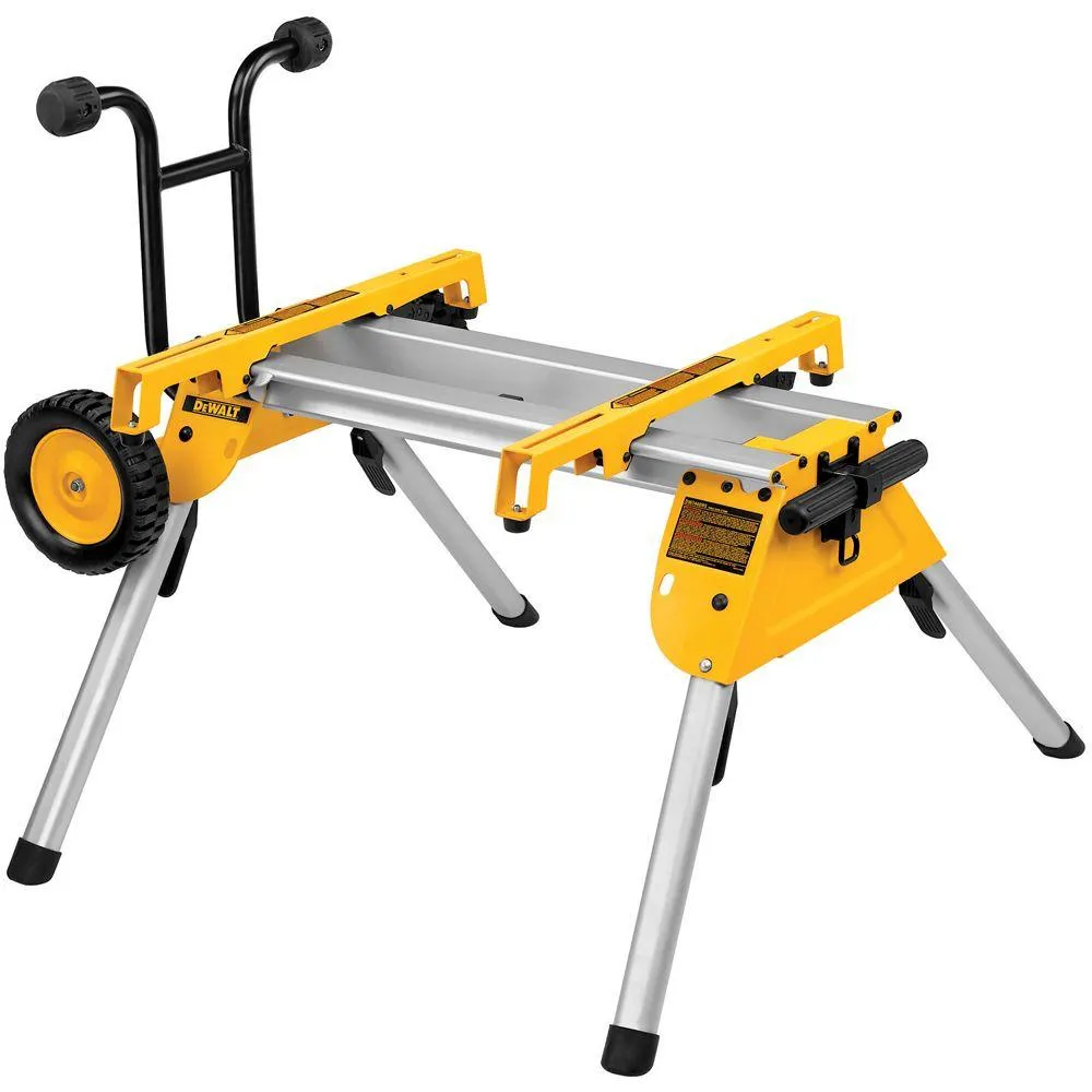 DEWALT 15 Amp Corded 8-1/4 in. Compact Jobsite Tablesaw with Bonus Heavy-Duty Rolling Table Saw Stand, photo 7 of 12