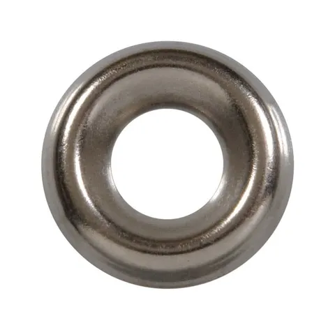 Nickel-Plated Steel .215 in Countersunk Finish Washer, 100-Pack