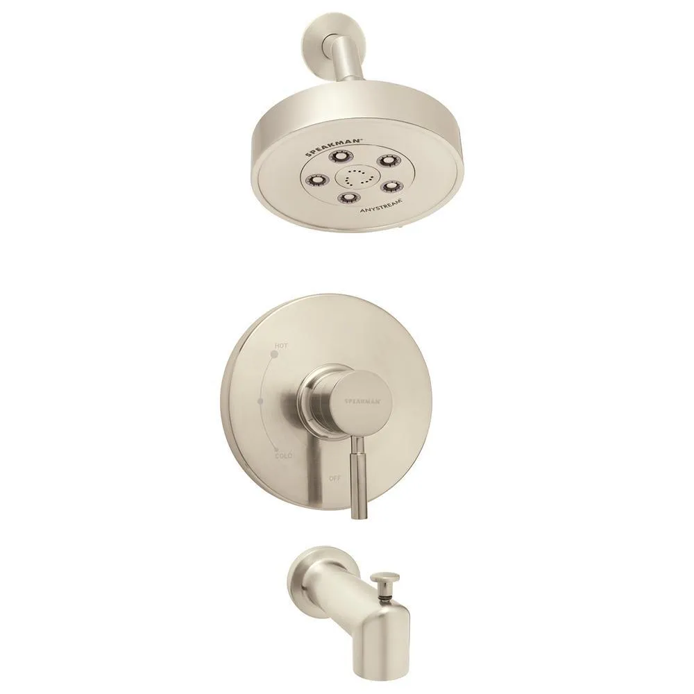 Speakman Neo Single-Handle 3-Spray Tub and Shower Faucet in Polished Chrome (Valve Included), photo 2 of 2