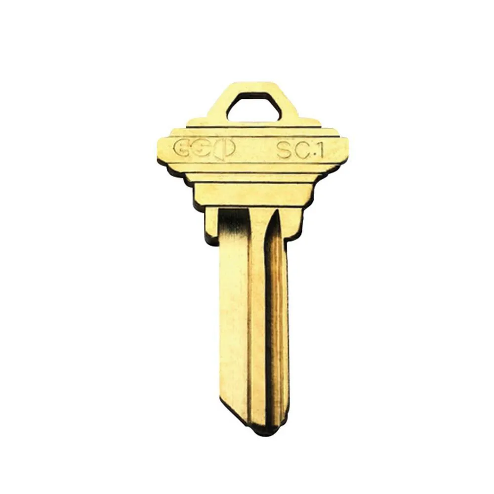 Brass Mortise Entry Right Hand Door Lock Set with 2-1/2 in. Backset, 2 SC1 Keys and Swivel Spindle, photo 4 of 6
