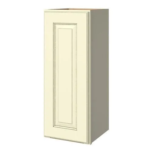 allen + roth Annscroft 12-in W x 36.125-in H x 12-in D Hazelnut Maple Door Wall Semi-Custom Cabinet, photo 6 of 6