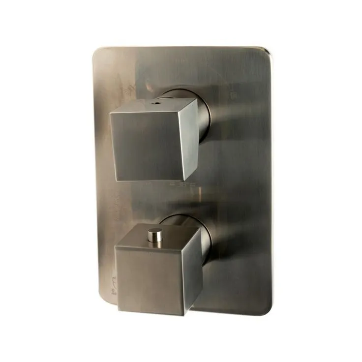 ALFI brand 1-Spray Dual Showerhead and Handheld Showerhead with Body Sprays in Brushed Nickel, photo 2 of 6