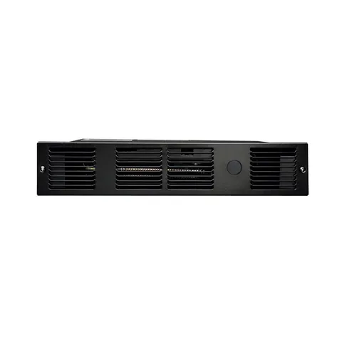 Perfectoe 1,000-Watt 240-Volt Fan-Forced Under-Cabinet Electric Heater in Black