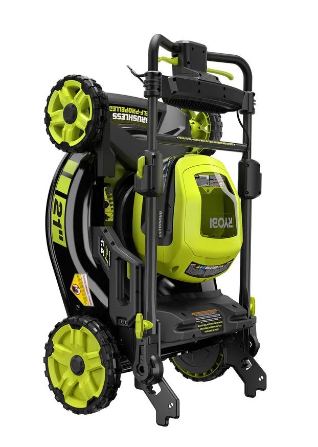 RYOBI 21 in. 40-Volt Lithium-Ion Brushless Cordless Walk Behind Self-Propelled Mower with 7.5 Ah Battery/Charger Included, photo 4 of 8