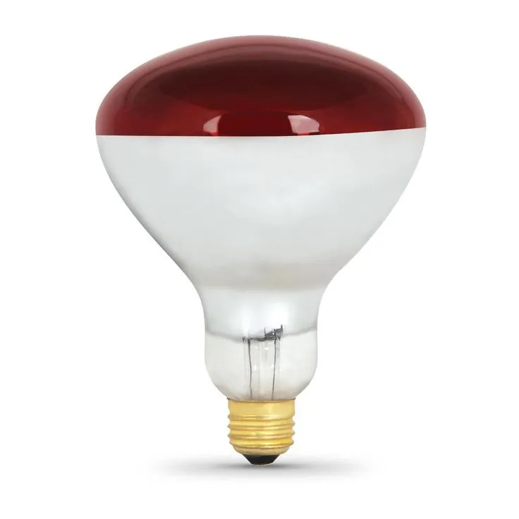 Feit Electric 250-Watt Red BR40 Dimmable Incandescent 120-Volt Infrared Heat Lamp Light Bulb (1-Bulb), photo 4 of 4