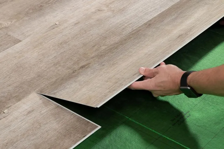 CALI Aqua Tough XL Seaswept Oak 4.7-mm x 9-in W x 60-in L Waterproof Luxury Vinyl Plank Flooring (37.54-sq ft/case), photo 5 of 9