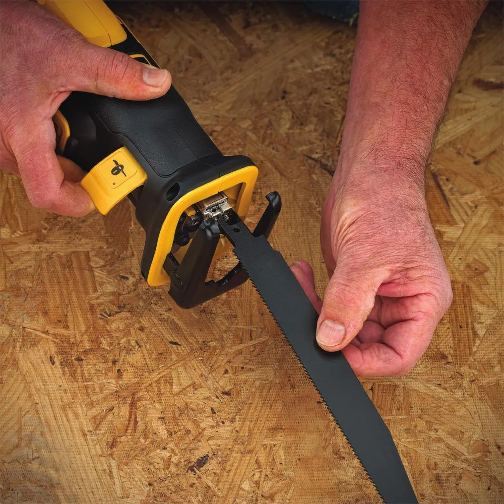 20-Volt MAX XR Lithium-Ion Cordless Brushless Compact Reciprocating Saw Kit with Battery 5Ah, Charger and Contractor Bag, photo 12 of 19