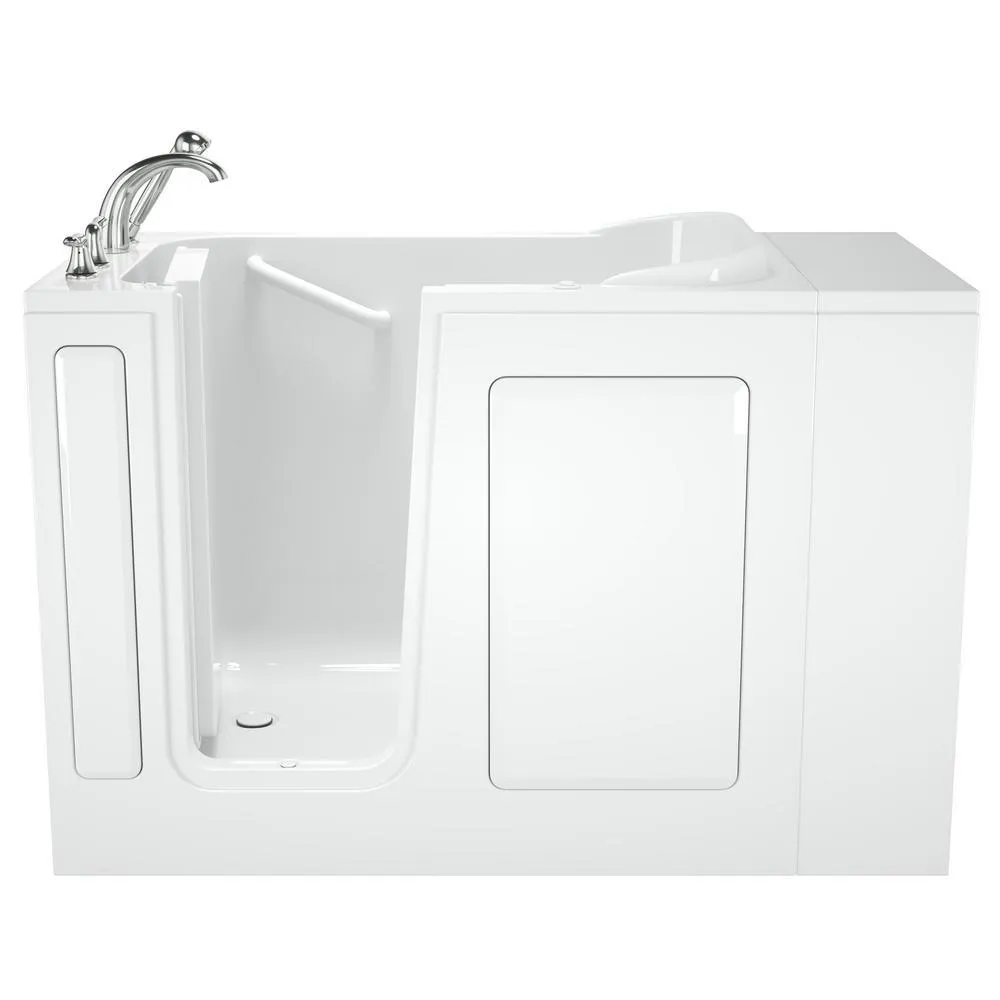 Value Series 48 in. Left Hand Walk-In Whirlpool Bathtub in White, photo 4 of 12