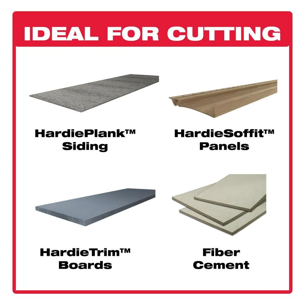 12 in. x 8-Tooth Polycrystalline Diamond (PCD) Tipped James Hardie/Fiber Cement Cutting Saw Blade, photo 2 of 17