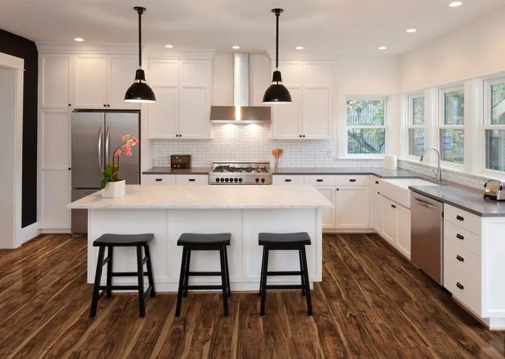 CALI Vinyl Pro Classic 10-Piece 7.12-in x 48-in Walnut Creek Luxury Vinyl Plank Flooring, photo 2 of 8