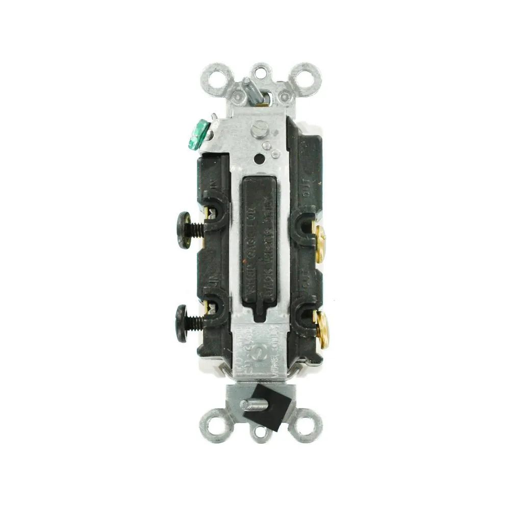 20 Amp Decora Plus Commercial Grade 4-Way Rocker Switch, White, photo 4 of 9