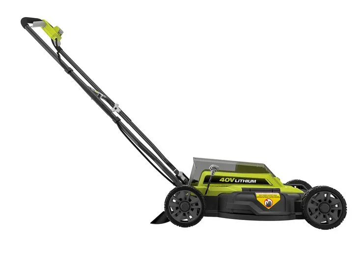 RYOBI 18 in. 40-Volt 2-in-1 Lithium-Ion Cordless Battery Walk Behind Push Mower with Two 4.0 Ah Batteries and Charger Included, photo 6 of 9