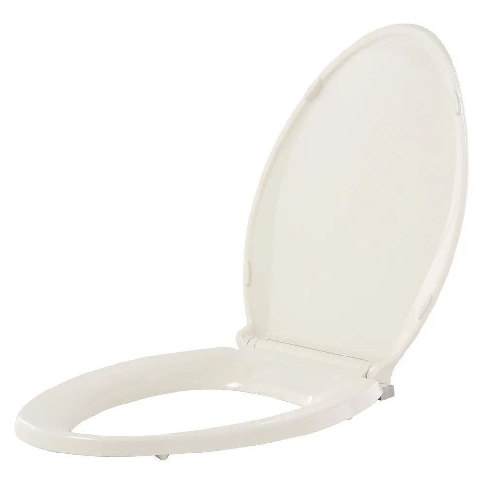 Cachet Quiet-Close Elongated Closed Front Toilet Seat with Grip-Tight Bumpers in White, photo 21 of 22