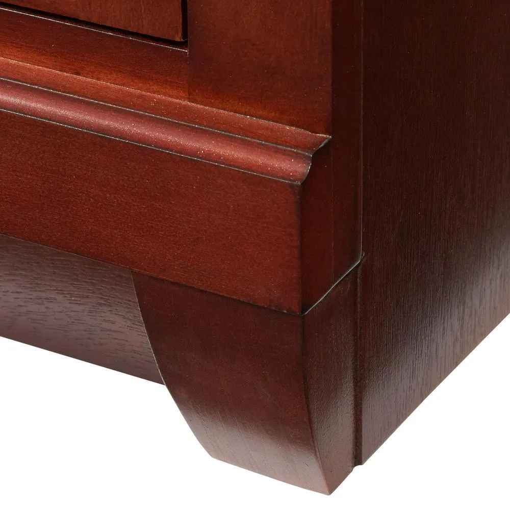 Naples 36 in. W Bath Vanity Cabinet Only in Tobacco with Right Hand Drawers, photo 2 of 33