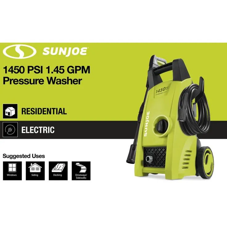 Sun Joe 1450 PSI 1.45 GPM 11.5 Amp Electric Pressure Washer, photo 9 of 10