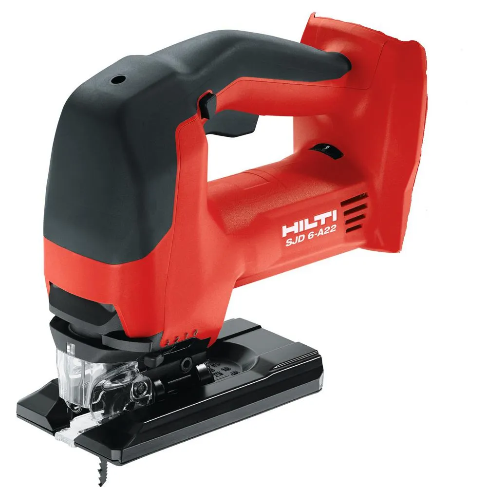 Hilti 22-Volt SJD 6-A Keyless Cordless Variable Speed Orbital Jig Saw Kit with (2) 2.6 Amp Li-Ion Batteries, Charger and Bag, photo 6 of 10