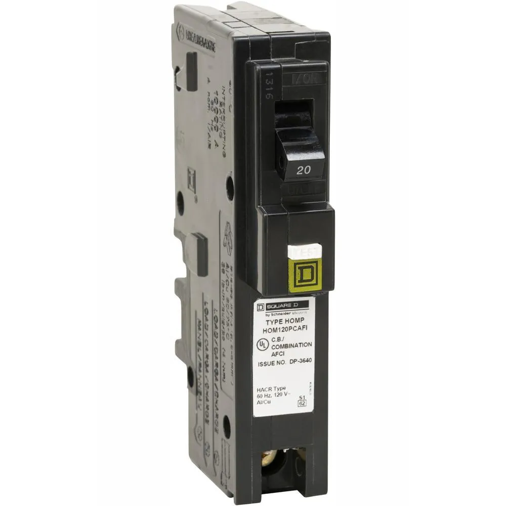 Homeline 20 Amp Single-Pole Plug-On Neutral Combination Arc Fault Circuit Breaker (6-Pack), photo 10 of 18