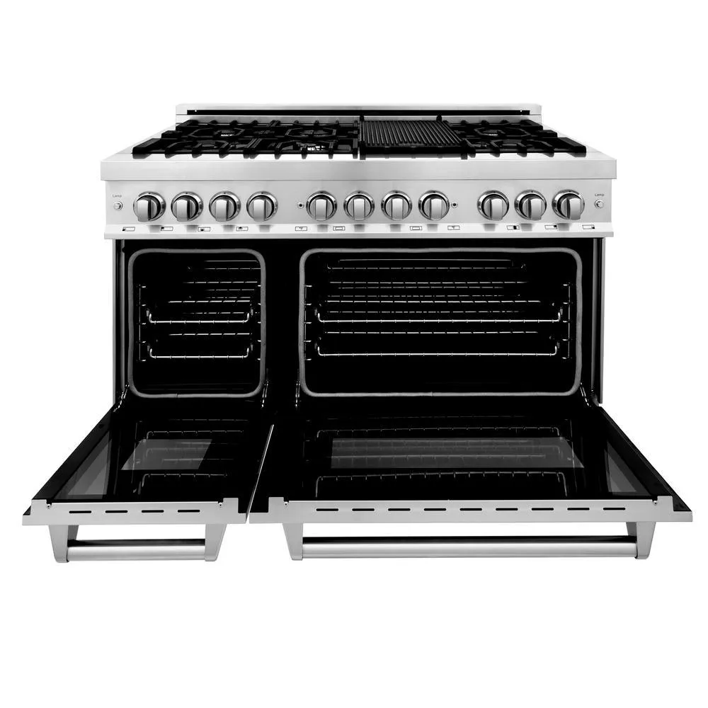 ZLINE 48 in. Professional Dual Fuel Range in Stainless Steel (RA48), photo 9 of 21